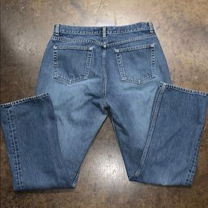 GAP Button Fly Boot Cut Blue Denim Jeans 14R